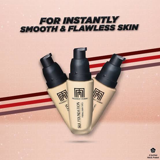 Buy MM Silk Foundation & Get Beauty blender FREE